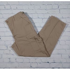 Propper Pants Mens Size 34x31 Brown Cargo Utility Work Adjustable Waist‎